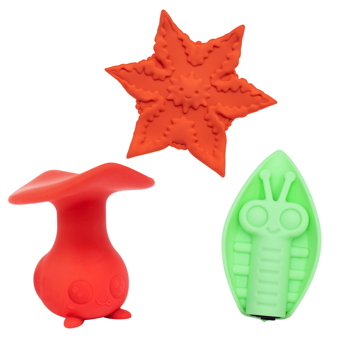 3 Unique Powerful Vibrators, USB Rechargeable & High Quality Silicone  CLF