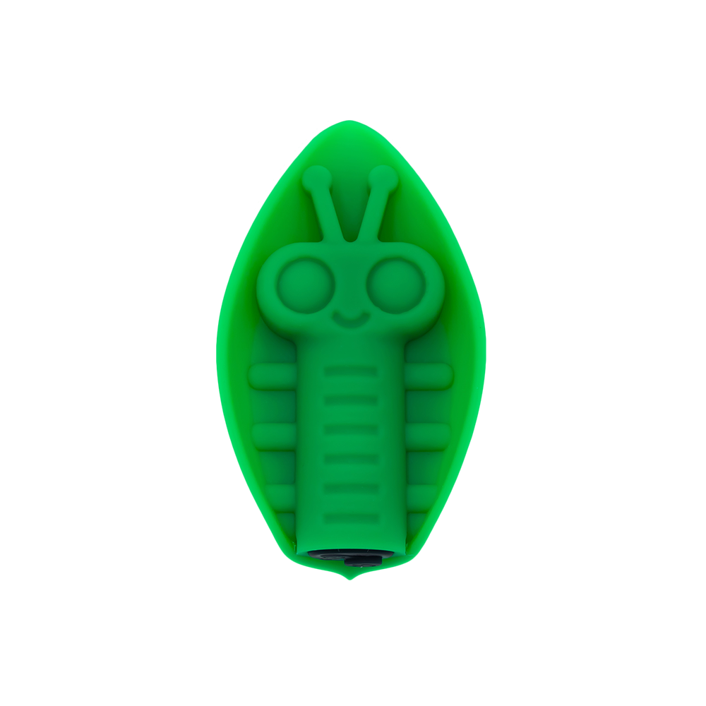 Zeep! - Green Leaf Friend Vibrating Silicone Toy CLF Zeep! - Green Leaf Friend Vibrating Silicone Toy CLF
