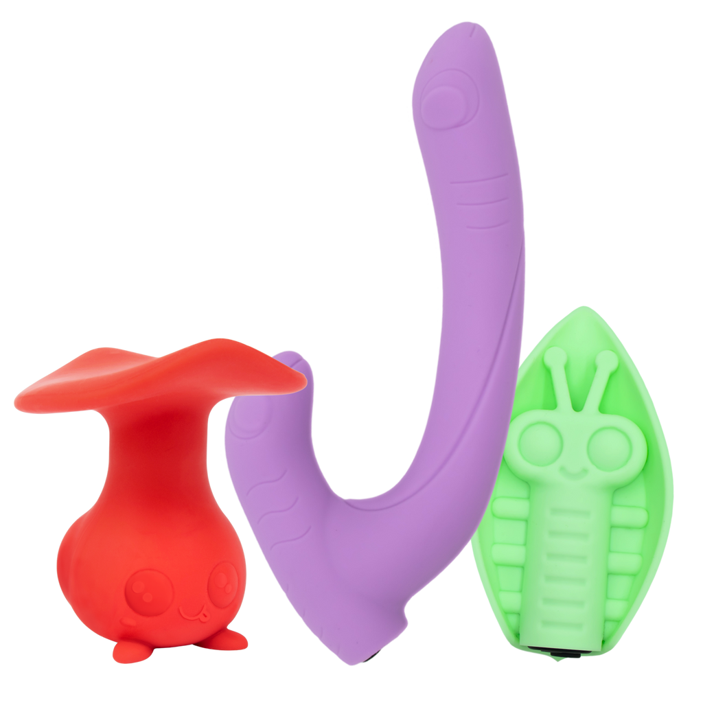 3 Unique Powerful Vibrators, USB Rechargeable & High Quality Silicone CLF 3 Unique Powerful Vibrators, USB Rechargeable & High Quality Silicone CLF