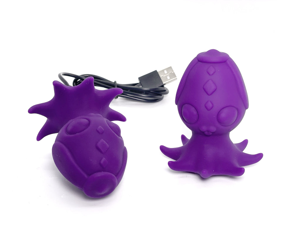 Princette - Purple Octopus Vibrator, Powerful Quiet & USB Rechargeable CLF Princette - Purple Octopus Vibrator, Powerful Quiet & USB Rechargeable CLF